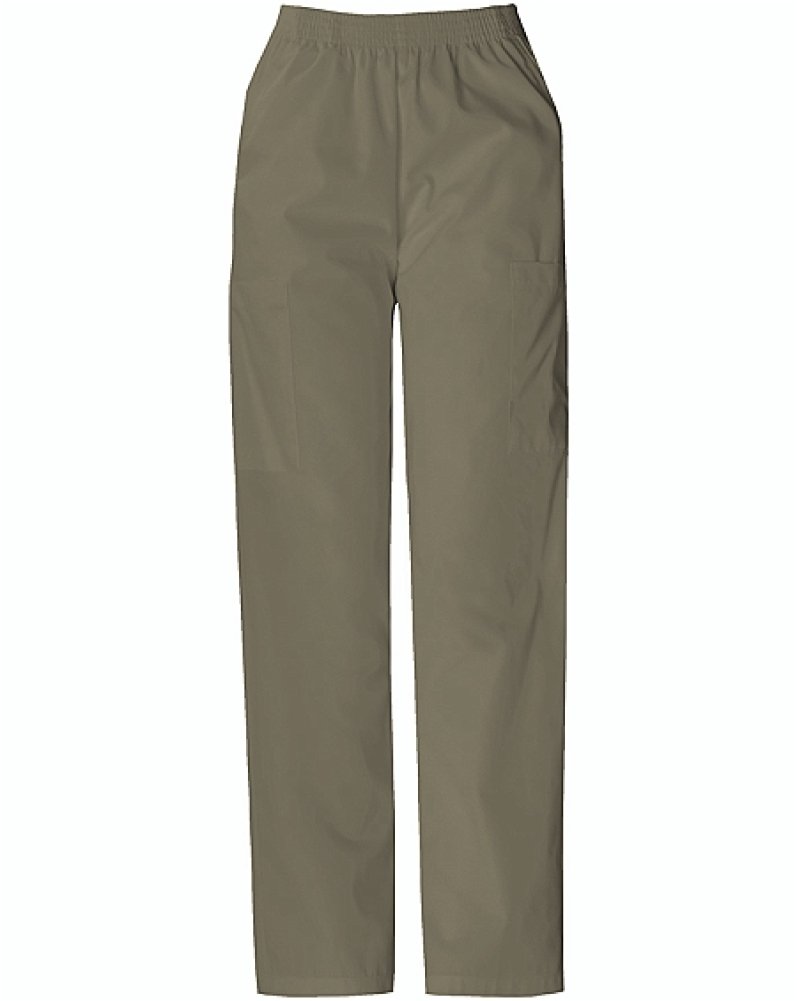 Women's Missy Everyday Scrubs Elastic Waist Pants - Taupe 5X-Large | Comfortable Medical Uniform for Nurses & Healthcare Professionals