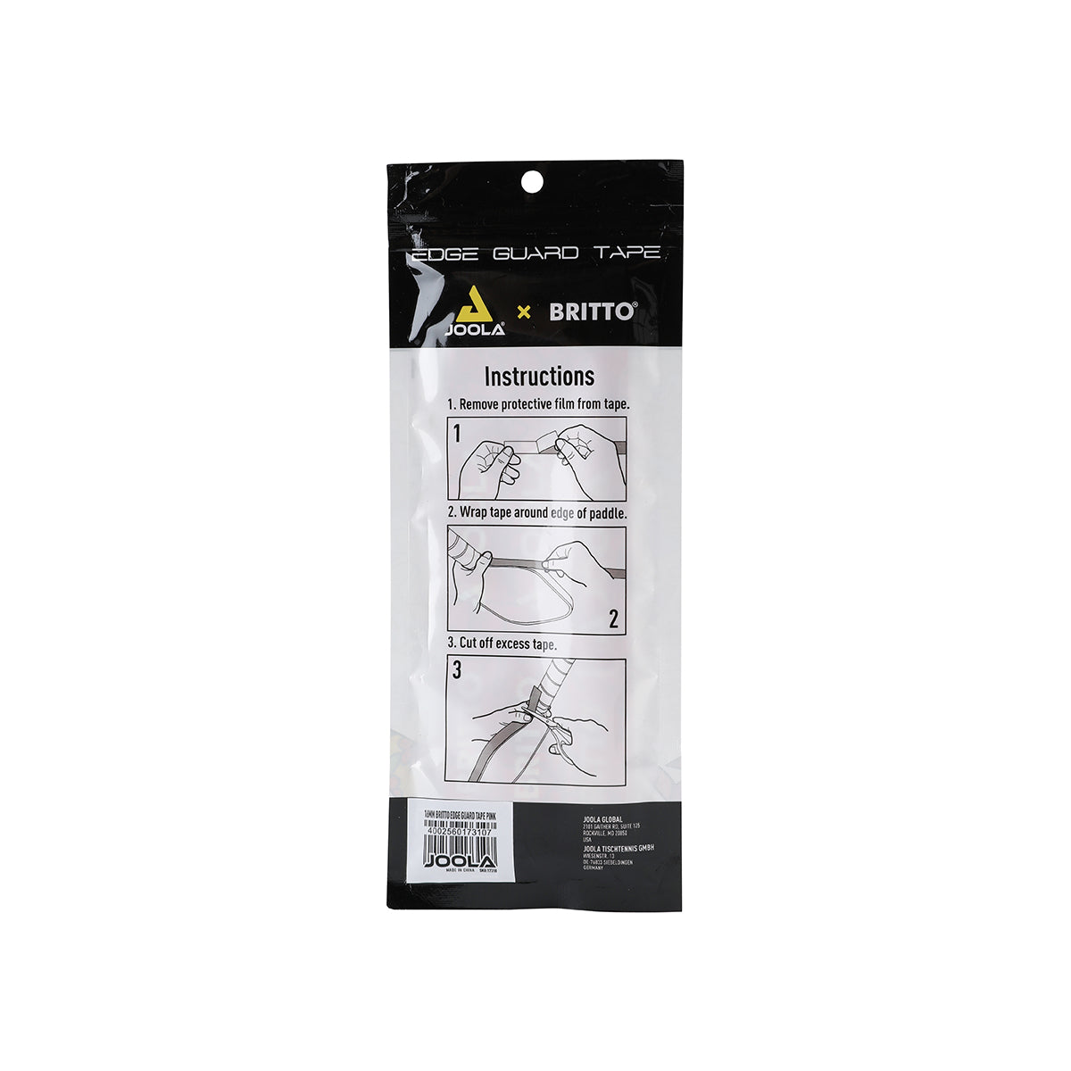 JOOLA x BRITTO Pickleball Edge Guard Tape - Protective Paddle Tape for Pickleball Rackets | Prevents Scratches & Damage | Vibrant Artistic Design | Perfect for Outdoor & Indoor Court Play