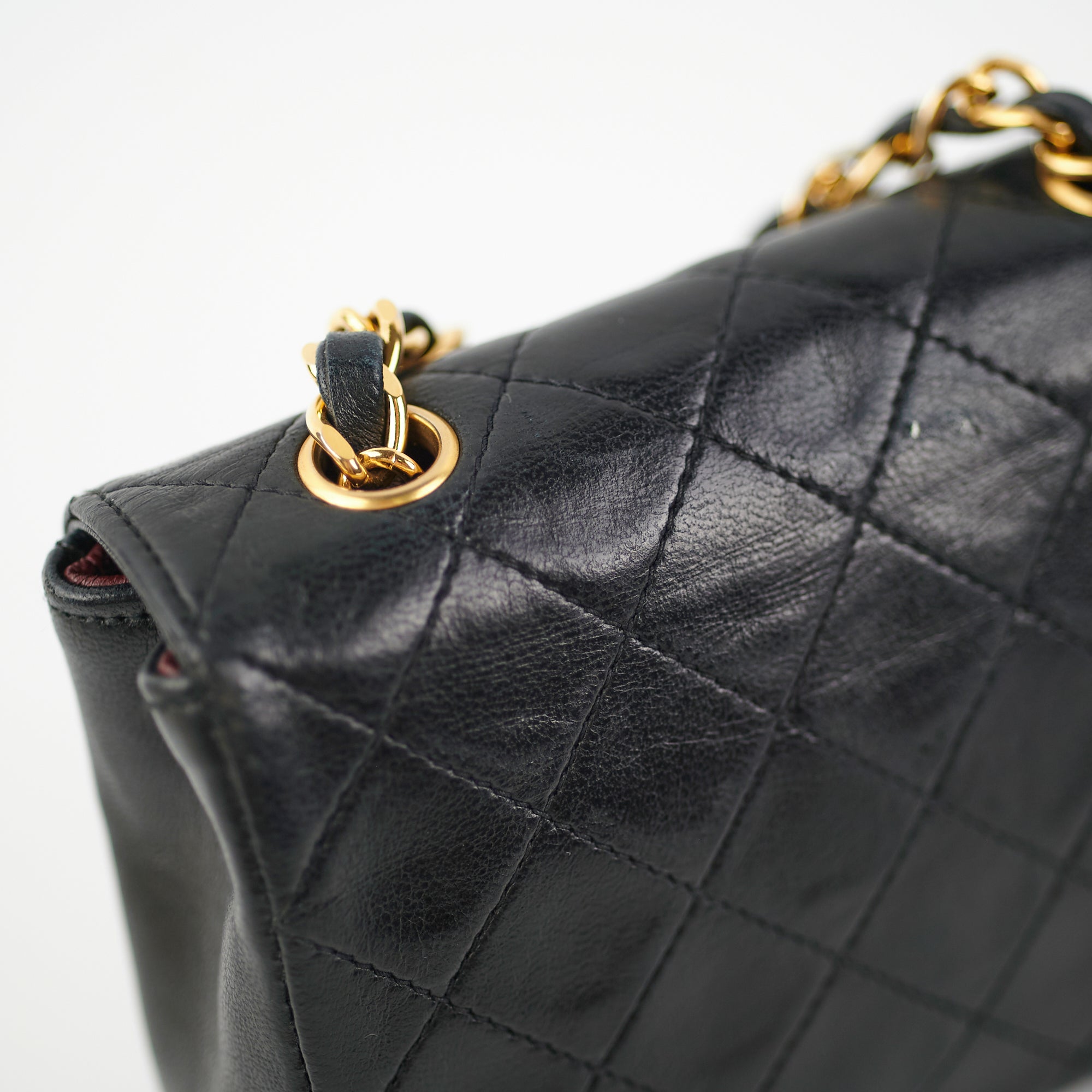 Chanel Mini Vintage Lambskin Black Flap Bag - Authentic Luxury Crossbody Purse for Women | Perfect for Date Night, Parties & Special Occasions