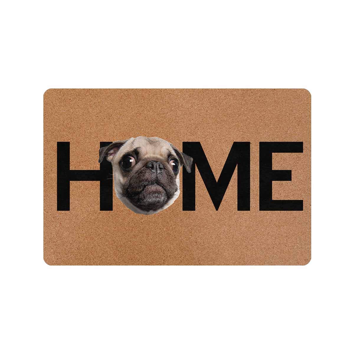 Funny Pug Doormat 24
