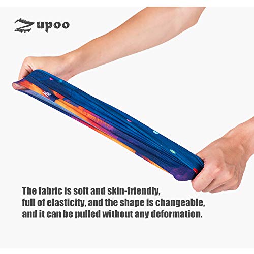 Zupro UV Protection Headbands for Men & Women - Breathable Sports Bandana, Face Mask & Neck Gaiter for Running, Cycling, Yoga - Perfect for Outdoor Activities & Workouts