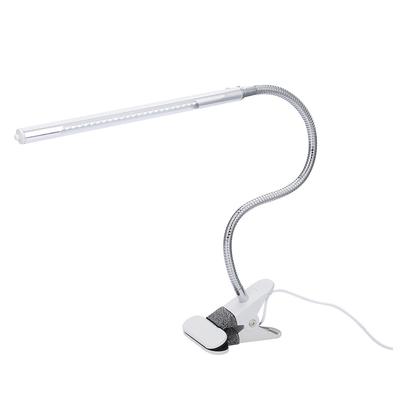 USB Clip On Reading Light - 4.5W 360° Adjustable LED Desk Lamp with Flexible Gooseneck for Salon, Tattoo, Makeup, Manicure & Eyebrow Trimming - Perfect for Nail Art, Home Office, and Bedtime Reading