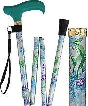 Glorious Gardens Adjustable Folding Cane V1292 - Lightweight Mobility Aid for Seniors & Travel | Scratch & Dent Discount | Perfect for Walking, Hiking & Outdoor Activities