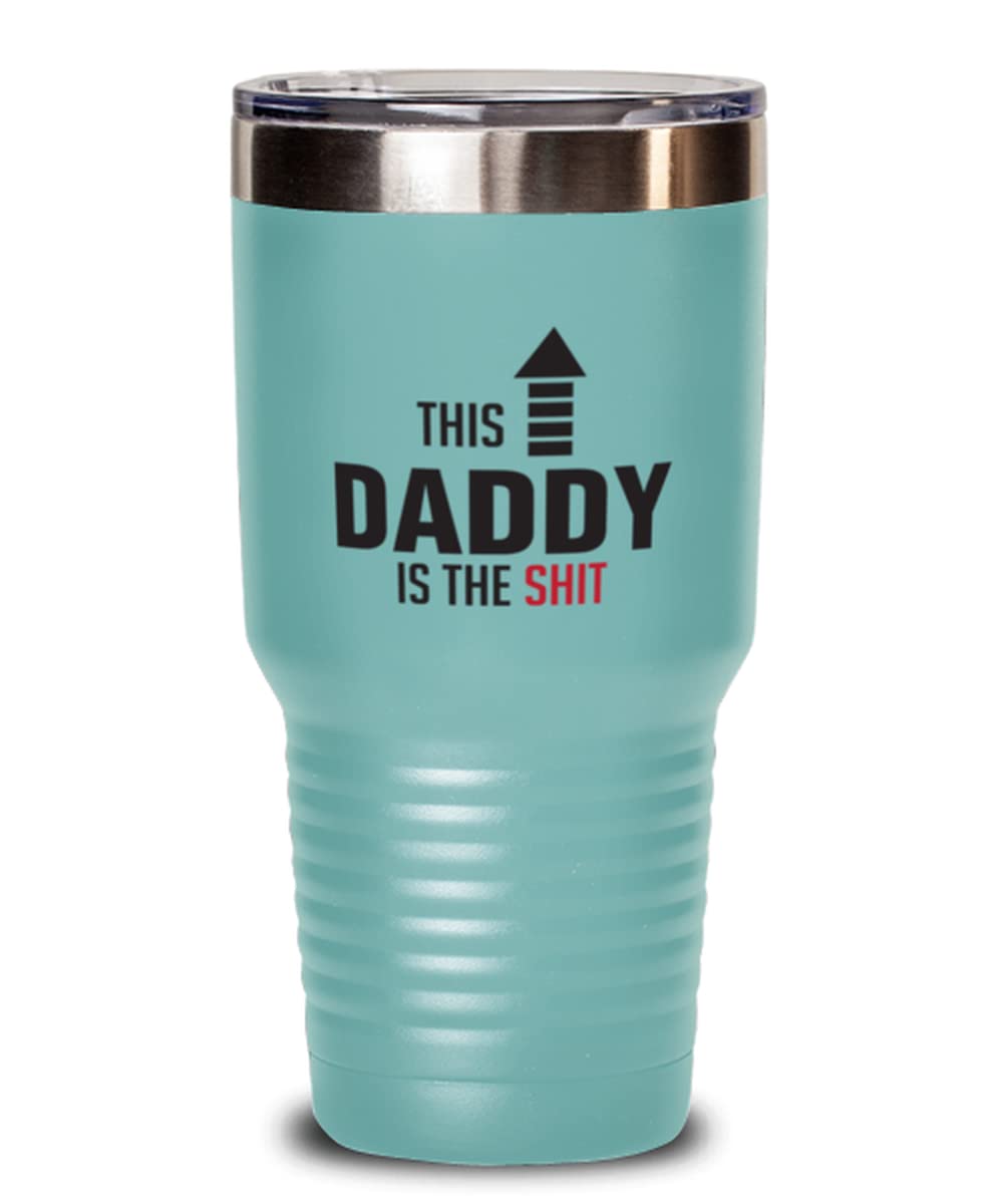 Funny Daddy Tumbler - Best Father's Day Gift, Birthday Present & Unique Christmas Idea for Dad from Son or Daughter - Perfect for Office, Gym & Outdoor Activities