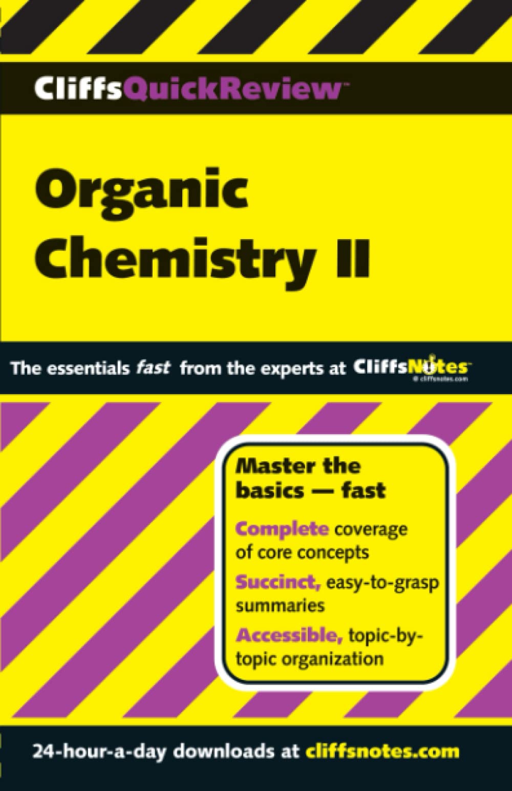 CliffsQuickReview Organic Chemistry II Study Guide - Essential Review for College & AP Chemistry Exams | Perfect for Students & Self-Learners