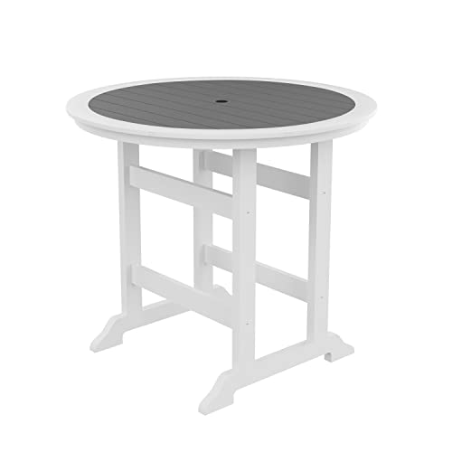 Bar Table, White+grey