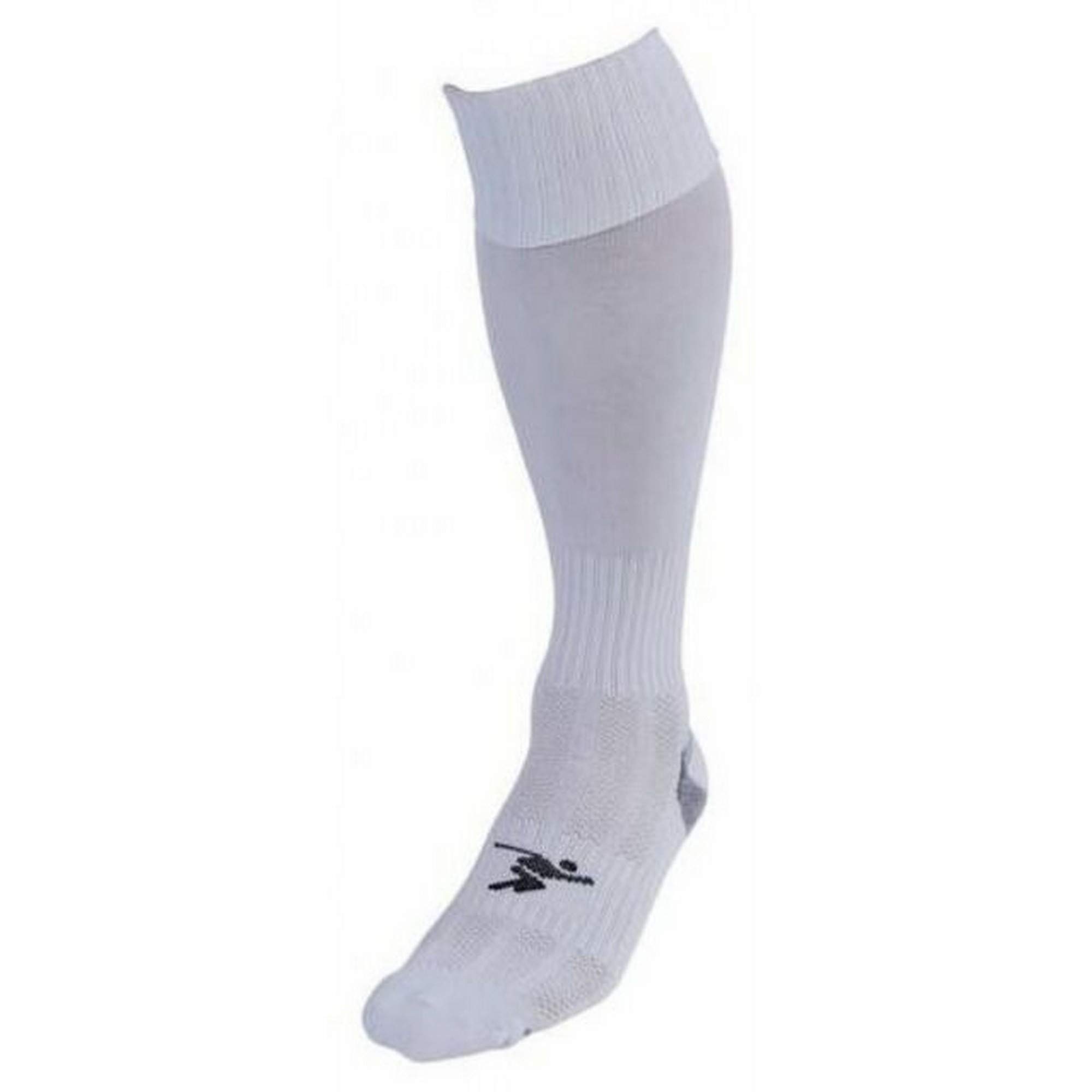 Precision Plain Pro Football Socks for Men - Breathable Athletic Socks for Soccer, Running & Training - White Performance Socks for Sports & Everyday Wear