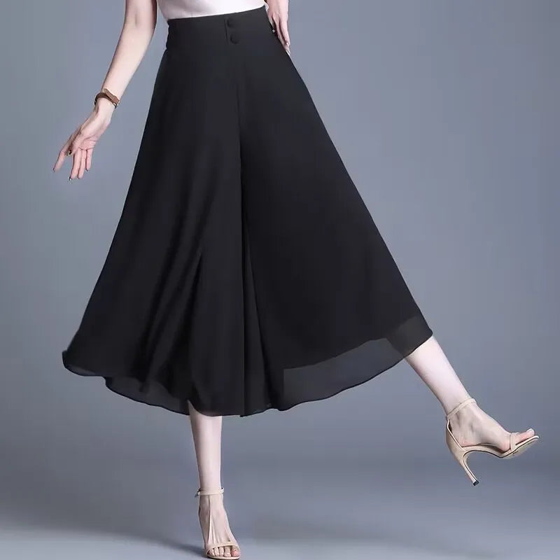 Stylish Black Women's Wide Leg Pants with Adjustable Waist Strap - 10 Trendy Designs | Korean Harajuku Fashion 2023 | Perfect for Casual Wear, Office Outfits & Street Style