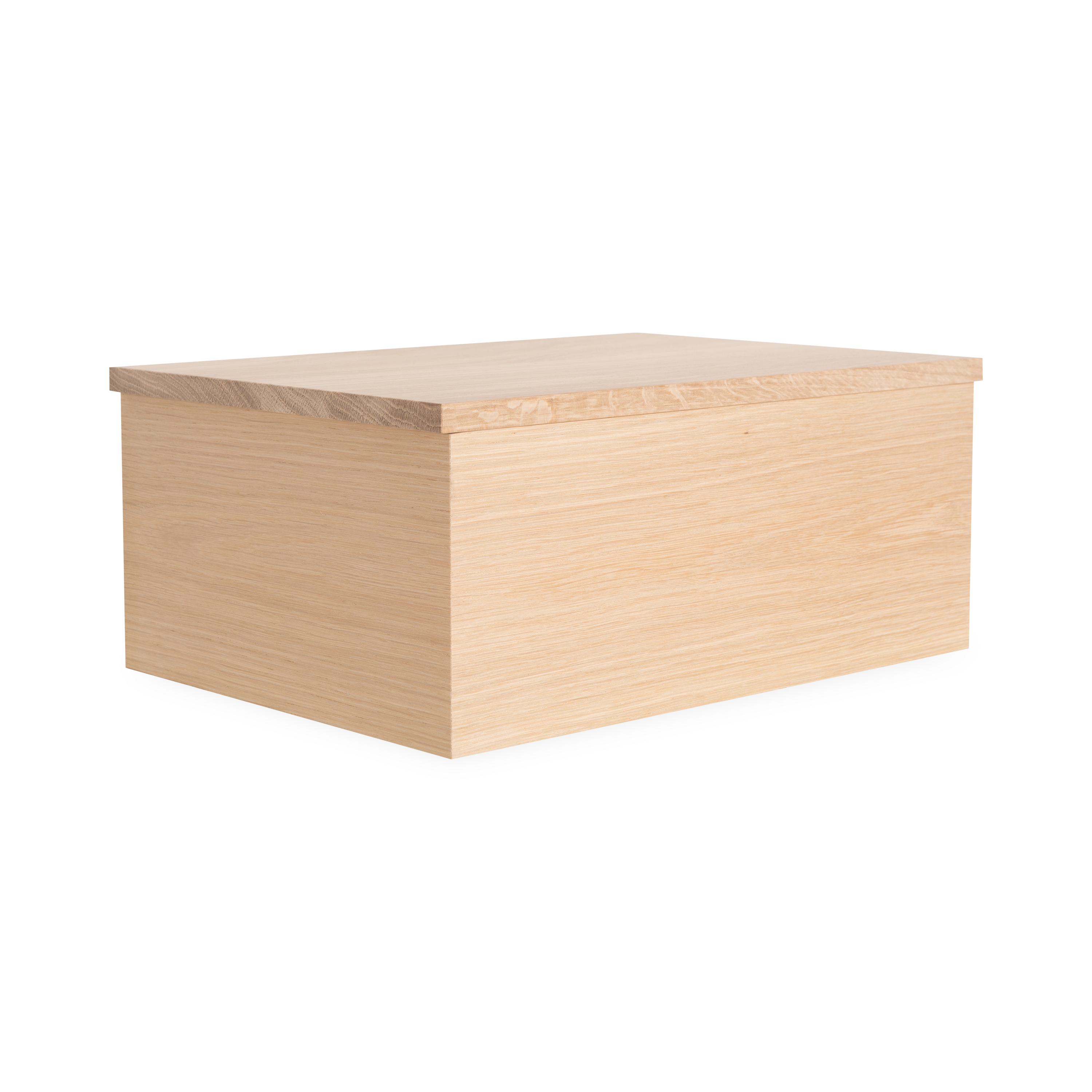 Premium Oak Wood Storage Box - Handcrafted Natural Wooden Box for Jewelry, Keepsakes & Home Decor | Perfect for Gift Giving, Organizing & Displaying Treasures