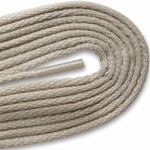 Premium Waxed Thin Round Dress Laces - Gray (2 Pair Pack) - Durable Shoelaces for Dress Shoes, Oxfords & Formal Wear - Perfect for Business, Weddings & Special Occasions