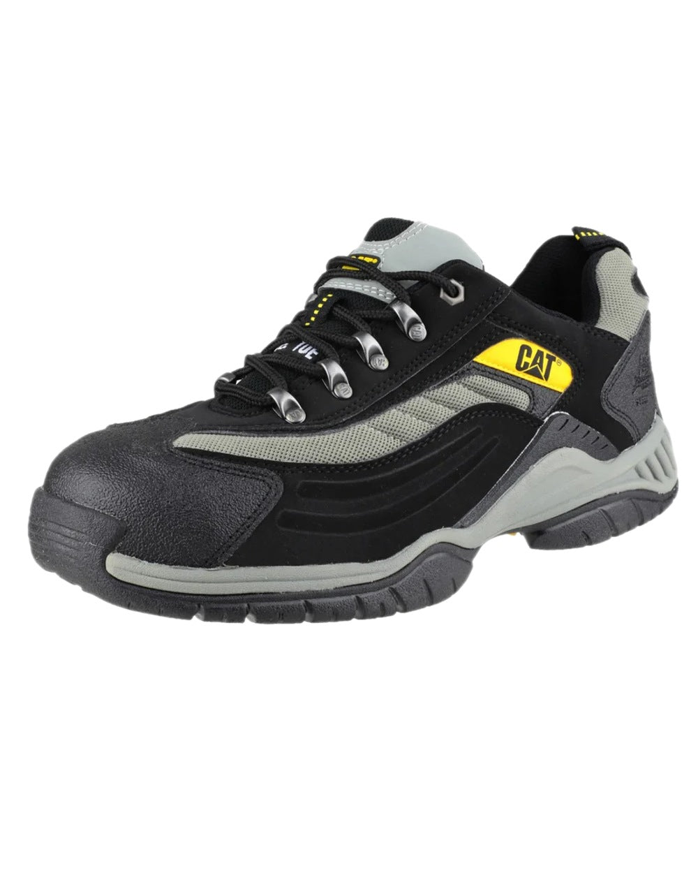 Caterpillar Men's Steel Toe Work Boots - Non-Slip Safety Shoes for Construction & Industrial Use