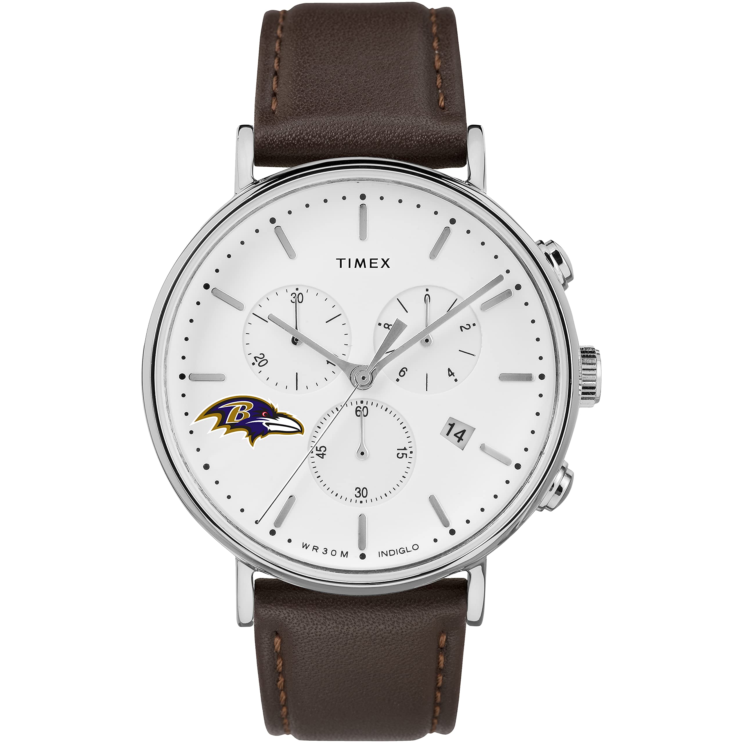Timex Tribute 41mm Men's Leather Strap Watch - Casual & Office Wear