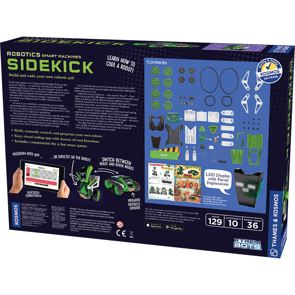 Smart Robotics Machines & Sidekick - Advanced AI Technology for Home Automation, Education & STEM Learning - Perfect for DIY Projects & Tech Enthusiasts