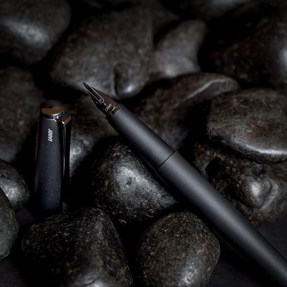 LAMY Studio All Black Fountain Pen - Premium Writing Instrument for Professionals, Students & Calligraphy | Perfect for Office, School & Gift Giving