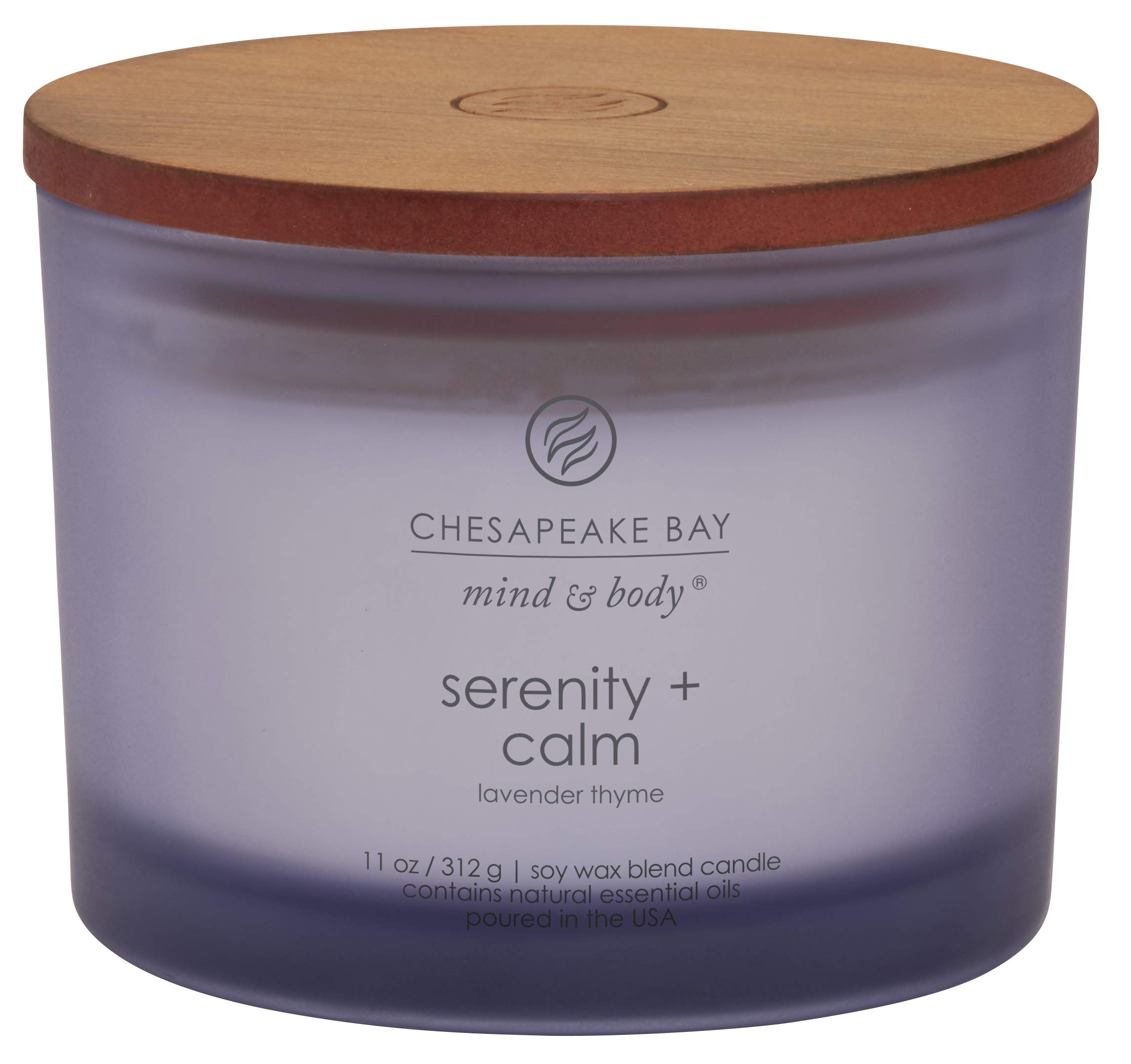 Chesapeake Bay 3-Wick Scented Candle - Cashmere Jasmine for Home Relaxation