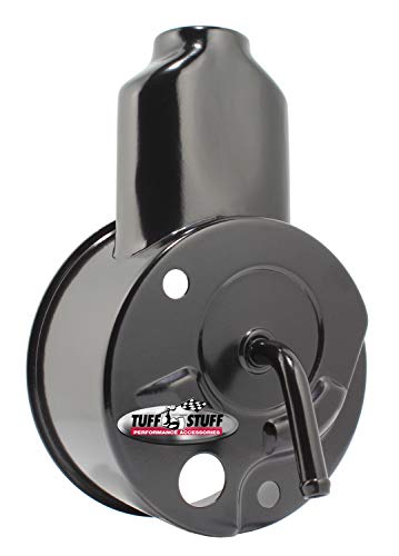 Tuff Stuff Power Steering Reservoir - Black Plastic Bolt-On Kit for Saginaw Pump | Easy Installation & Leak-Free Performance | Perfect for Classic Car Restoration & Off-Road Vehicle Upgrades