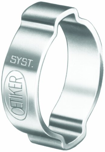 Dixon 1720 Zinc Plated Steel Double-Ear Pinch-On Hose Clamp 3/4