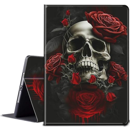 Red Rose Skull
