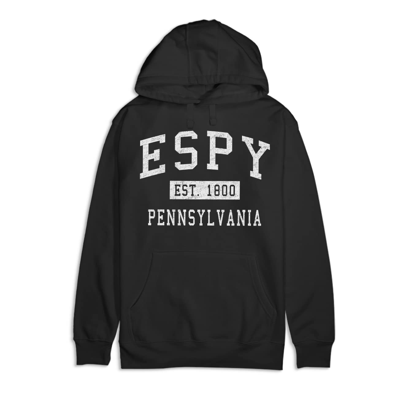 Premium Cotton Hoodie - Hometown Apparel Espy Pennsylvania Classic Established | Cozy & Stylish for Casual Wear, Outdoor Activities & Everyday Comfort