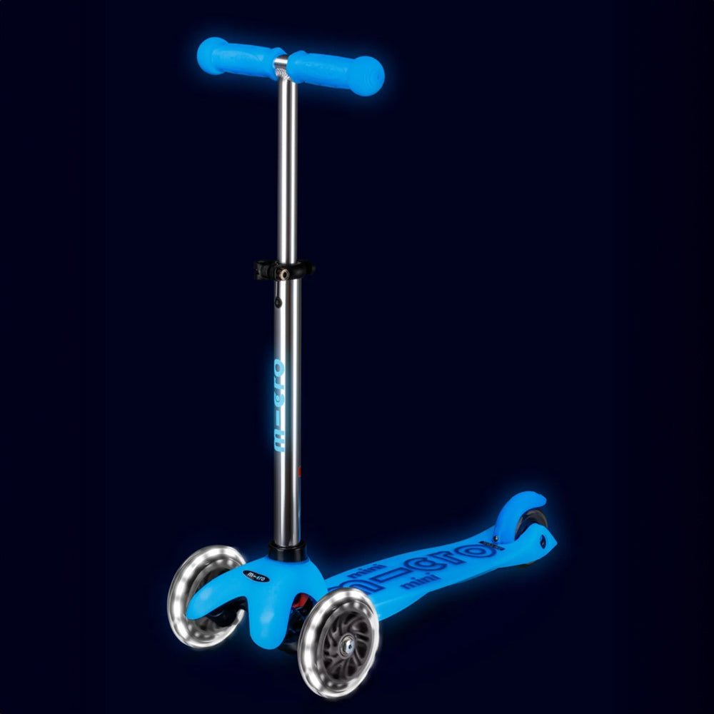 Micro Mini Deluxe Glow LED Scooter for Kids - Light Up Electric Ride On Toy for Boys & Girls Ages 3-8 - Perfect for Nighttime Fun, Outdoor Play, and Birthday Gifts