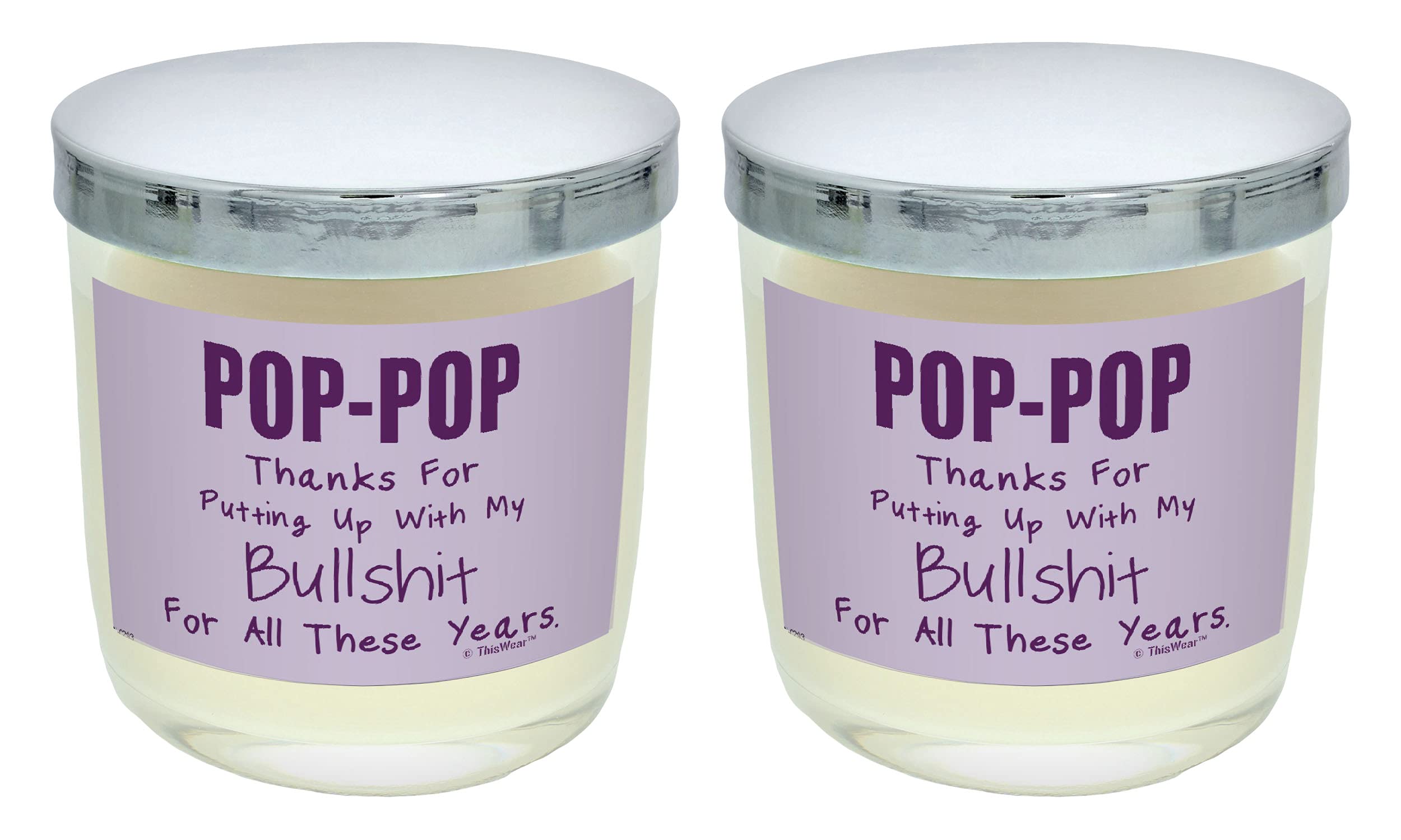 2-Pack Aromatherapy Candle Set - Apple Scented Gifts for Grandpa | Relaxing Home Decor for Living Room, Bedroom & Spa