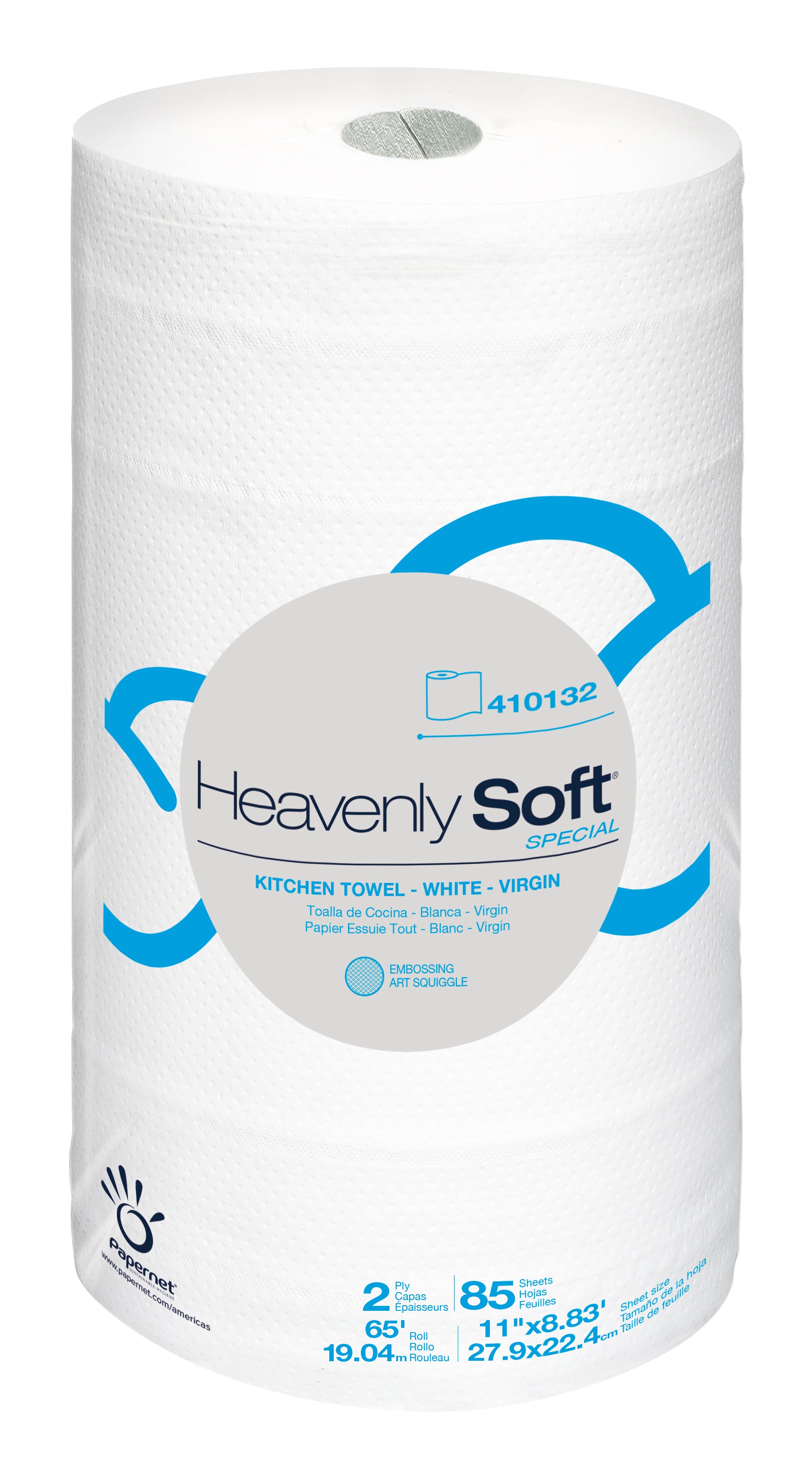 Heavenly Soft Kitchen Roll Towels - 2-Ply, 12 Rolls - Premium Quality for Cleaning, Spills & Everyday Use in Home & Office