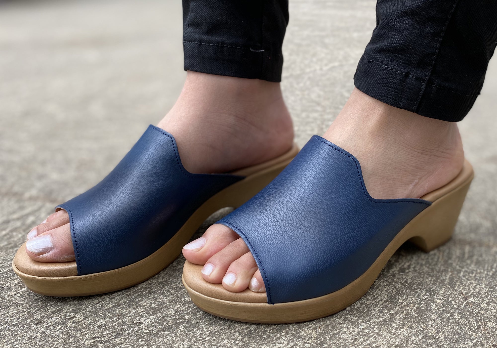 Lola Canales Trinity Women's Comfortable Leather Slide Sandals - Spanish Style Summer Casual Shoes for Beach, Vacation & Everyday Wear
