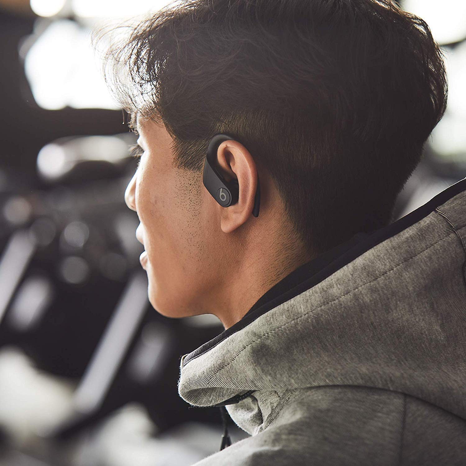 Beats Powerbeats Pro Wireless Bluetooth Earbuds - High-Performance Noise Cancelling Headphones, Sweatproof & Secure Fit for Workouts - Ivory (Renewed) - Perfect for Running, Gym & Outdoor Sports