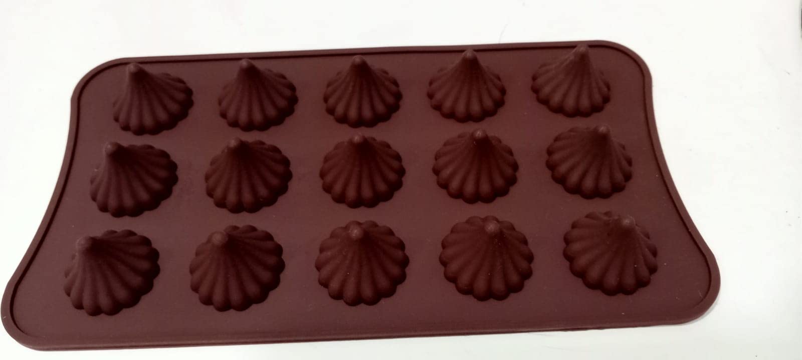 Kunya® 15 Cavity Modak Shape Silicone Chocolate Mold - Premium Food Grade Silicone Chocolate Molds for Ganesh Chaturthi, Diwali & Festive Treats - Perfect for Homemade Chocolates, Candies & Dessert Decorations