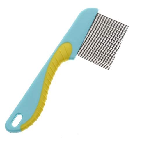 ZYCOFORD Stainless Steel Long Handle Lice Comb - Professional Head Lice & Nit Removal Tool for Women & Girls - Perfect for Home Treatment & School Health Checks