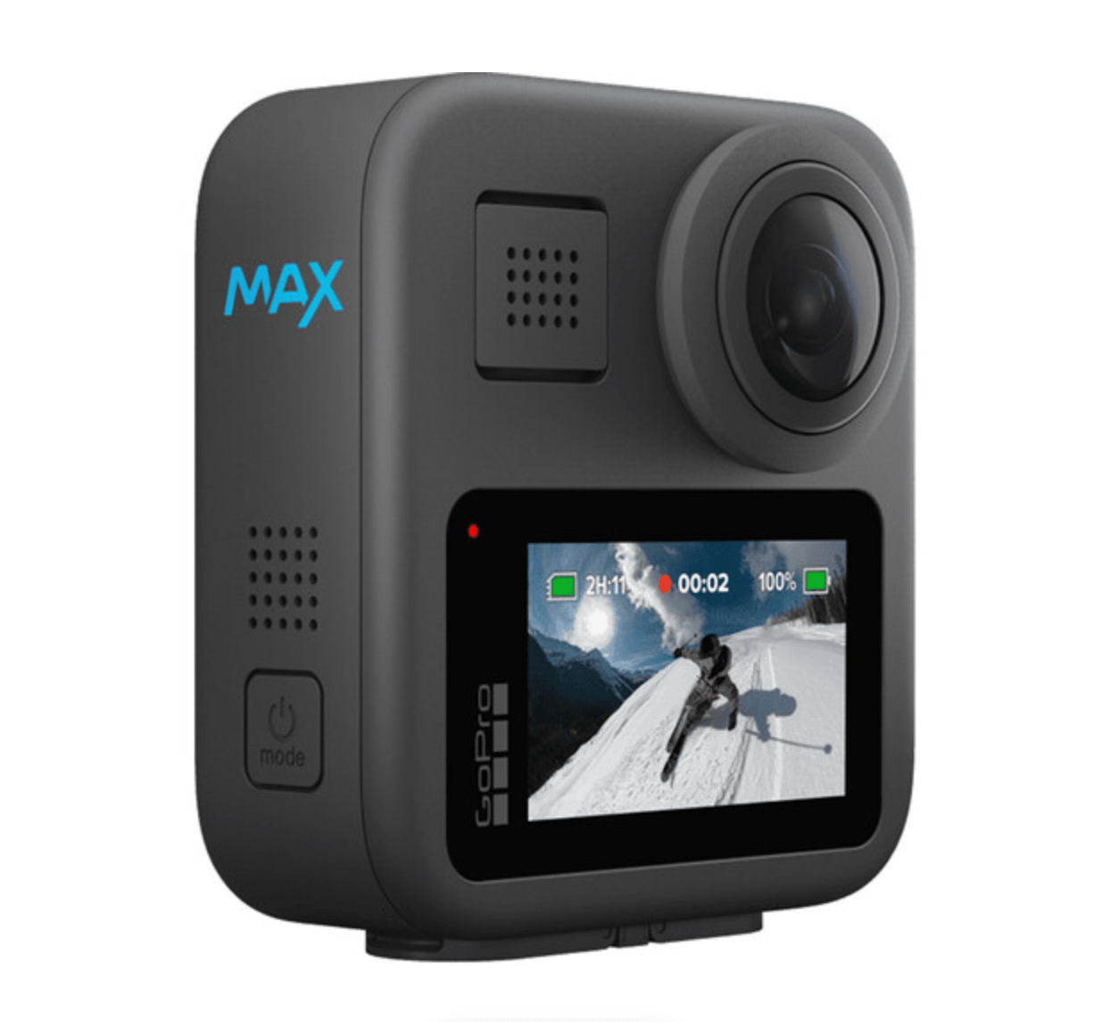 GoPro MAX 360-Degree Waterproof Action Camera (Black) - Capture Stunning 360° Videos & Photos for Vlogging, Travel Adventures & Extreme Sports
