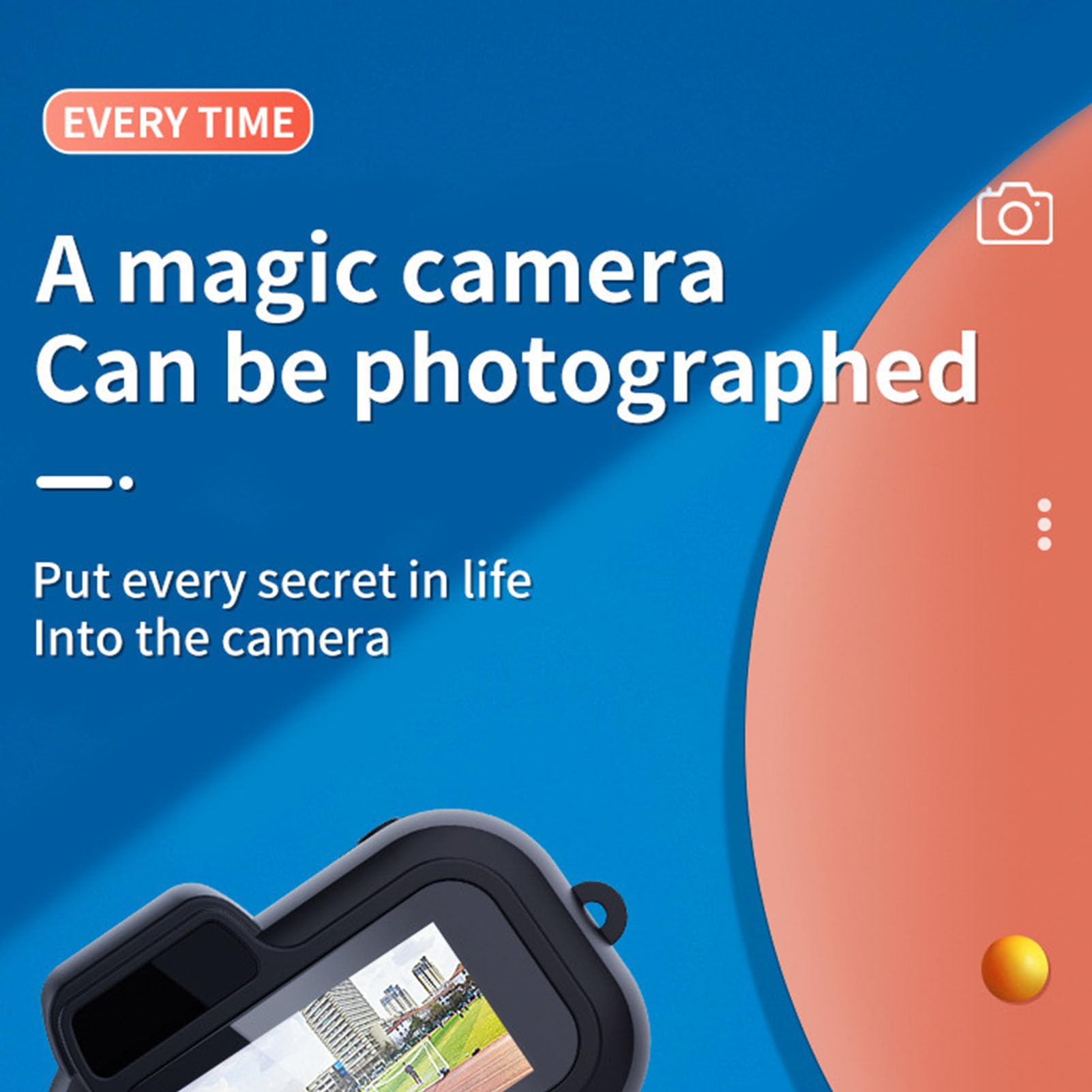 Mini Digital Camera 1080P HD 2MP Vlogging Camera with 160° Wide Angle Lens & Color Screen - Portable Travel Camera for Beginners | Perfect for YouTube, TikTok, Travel Vlogging & Everyday Photography