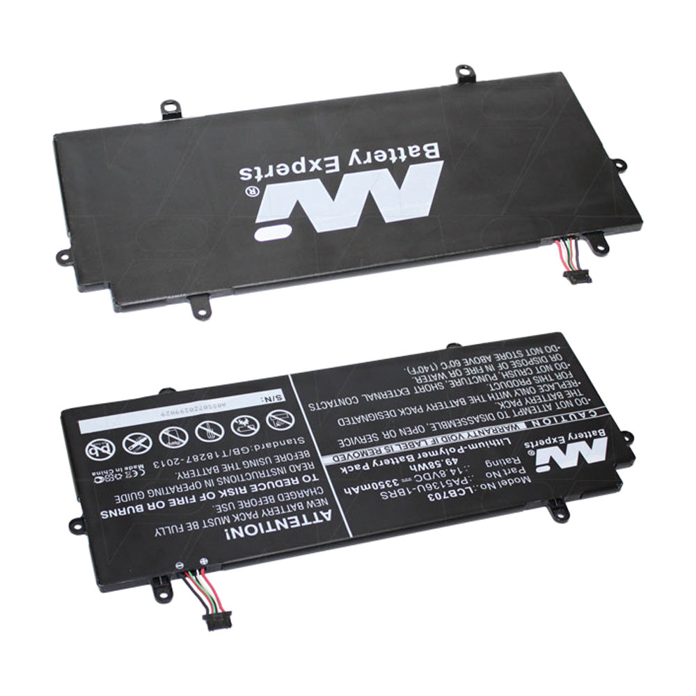 14.8V 49.58Wh 3350mAh LiPo Laptop Battery Replacement - High Capacity Long Lasting Power for HP/Dell/Lenovo Laptops - Perfect for Work, Travel & Gaming