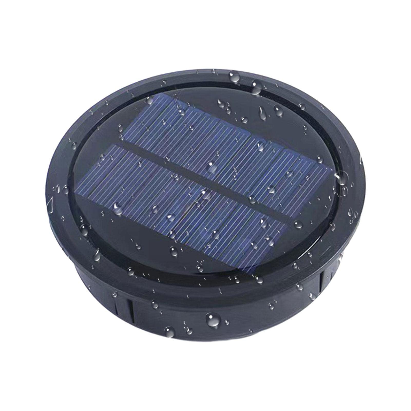 Solar Lantern Replacement Top - High-Efficiency LED Solar Panel Light Parts with Auto On/Off & Waterproof Design - Perfect for Yard, Garden, Patio & DIY Solar Light Projects - Ideal for Outdoor Lighting, Emergency Power & Decorative Illumination