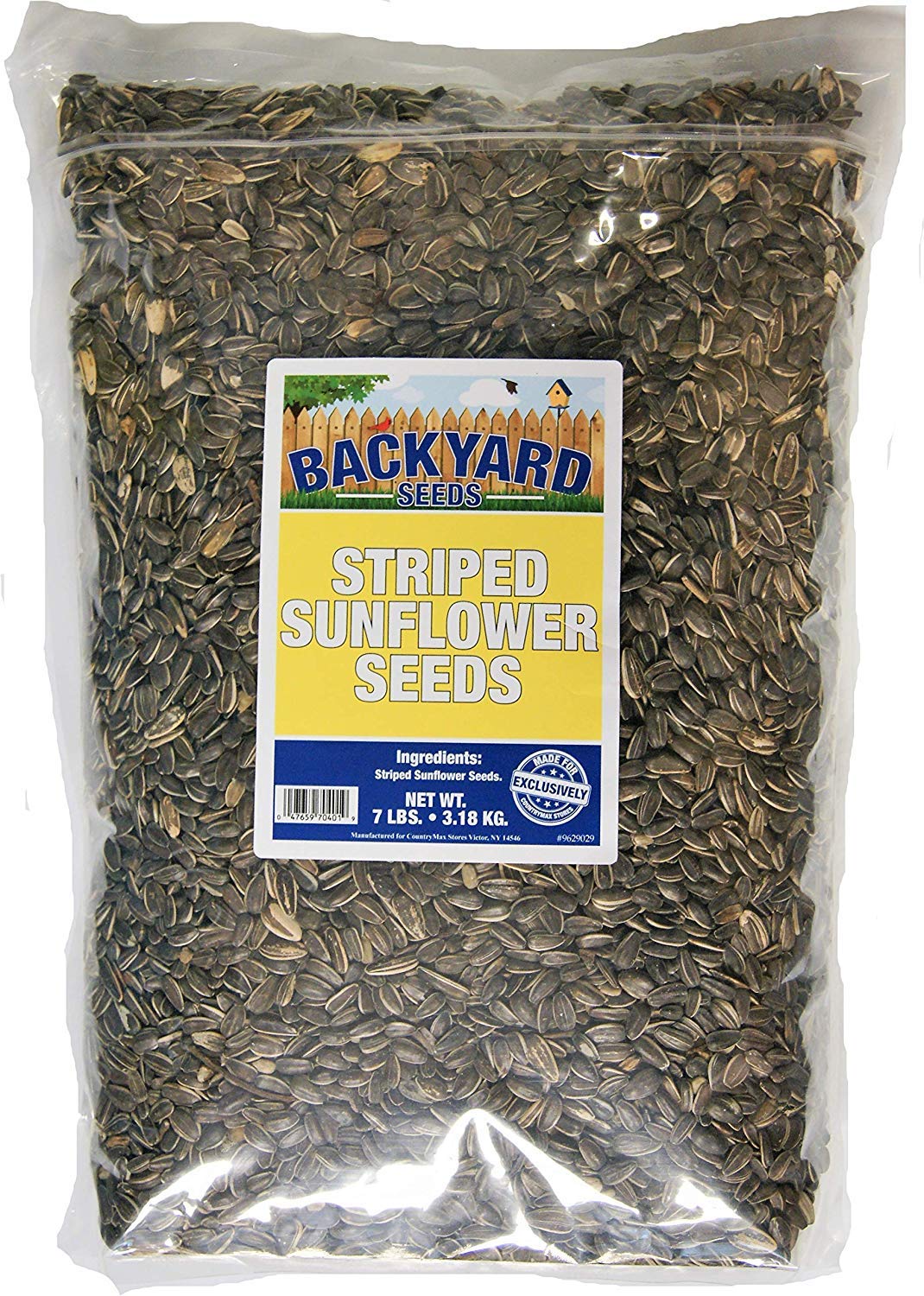Premium Striped Sunflower Bird Seed - 35 lbs Bulk Bag for Wild Birds, Backyard Feeding, and Bird Watching | Attracts Cardinals, Finches & More