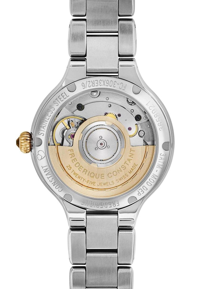Frederique Constant Classic Delight FC 306LGHD3ER2B Luxury Women's Watch - Swiss Made Automatic Movement, Mother of Pearl Dial, Rose Gold Case - Perfect for Business, Evening & Special Occasions