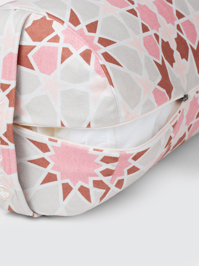 Manduka Enlight Technology Meditation Yoga Bolster Cushion - Premium Support for Yoga, Meditation & Relaxation - Perfect for Home, Studio & Travel Use