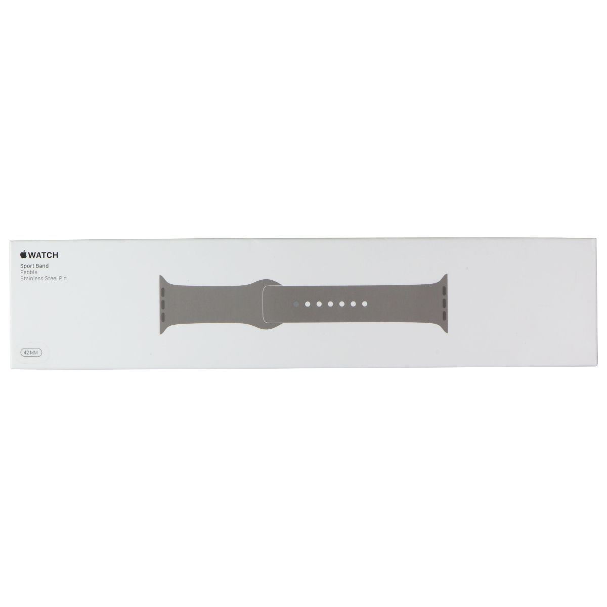 Apple Watch 42mm Sport Band - Compatible with 45mm, 44mm, 42mm Models - Lightweight Pebble Design - Complete Set - Perfect for Workouts, Running & Everyday Wear