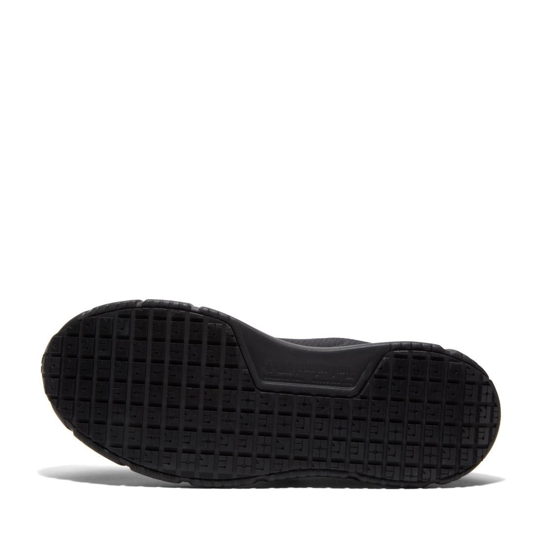 Slip Resistant Work Shoes for Women - Black Ripstop Non-Skid Safety Shoes for Nurses, Waitresses & Restaurant Workers