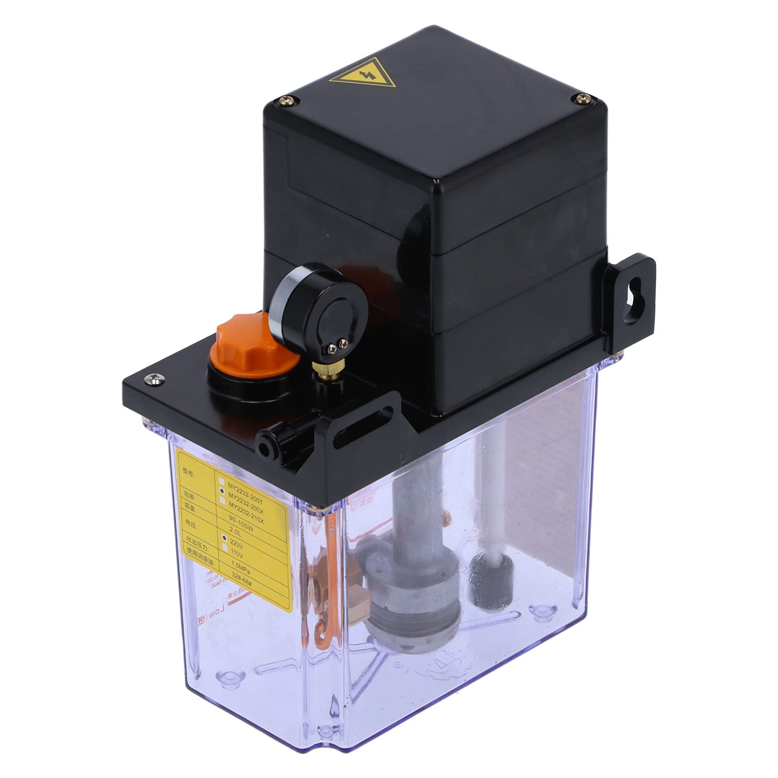FTVOGUE Automatic Lubrication Pump MY2232H-200X, Electric Tool Accessories, CNC Machine Tool Oil Pump, AC 220V - Perfect for Industrial CNC Machinery, Metalworking Equipment & Automated Lubrication Systems