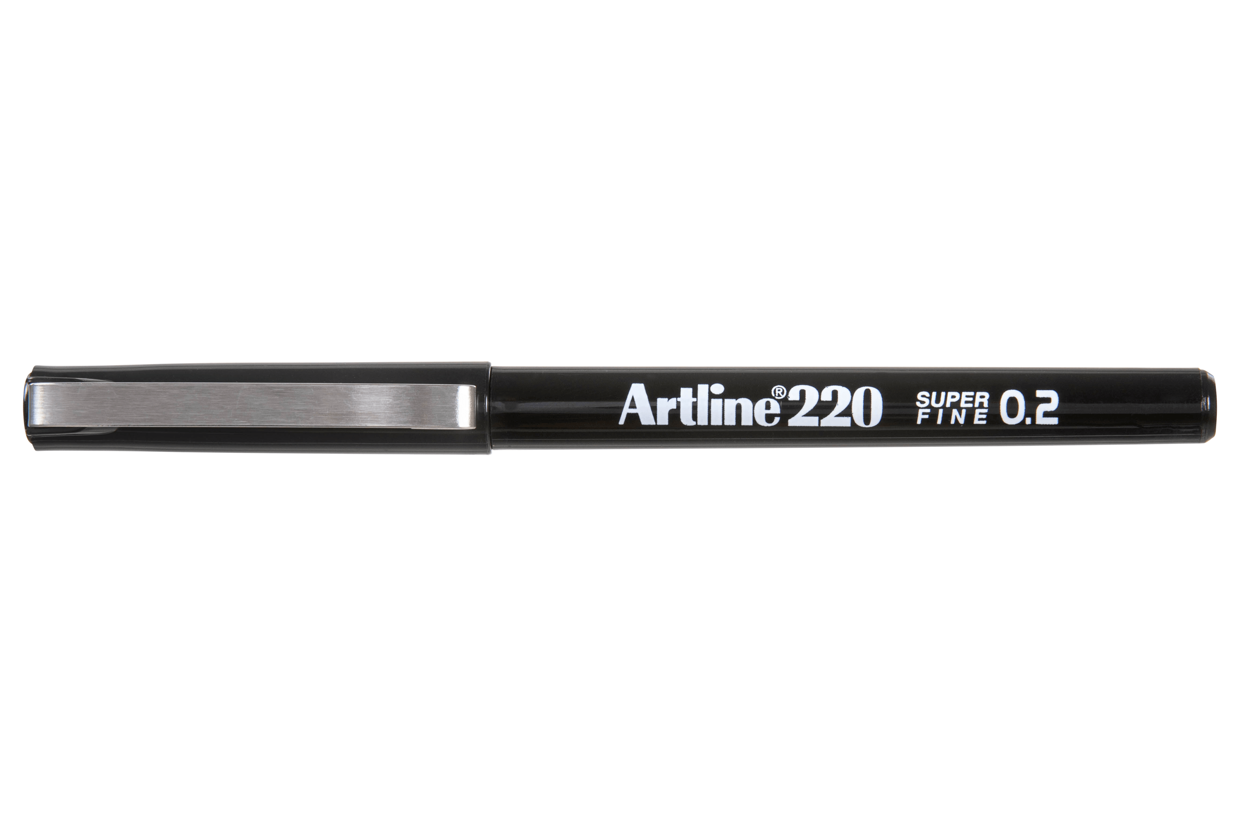 Artline 220 Fineliner Pen 0.2mm Black - 12 Pack Ultra Fine Tip Marker Pens for Sketching, Drawing & Note Taking - Perfect for Artists, Students & Office Use