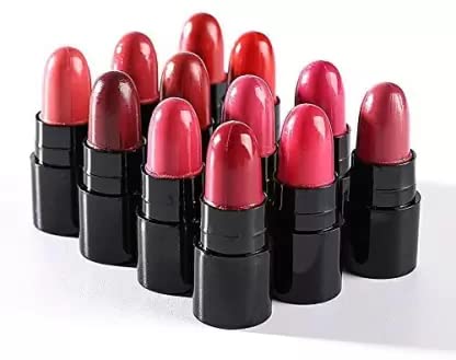 PERFECT BEAUTY Mini Multicolor Lipstick Set - 12 Vibrant Shades for Every Occasion | Long-Lasting Matte & Glossy Lip Colors | Ideal for Daily Wear, Parties & Gifts
