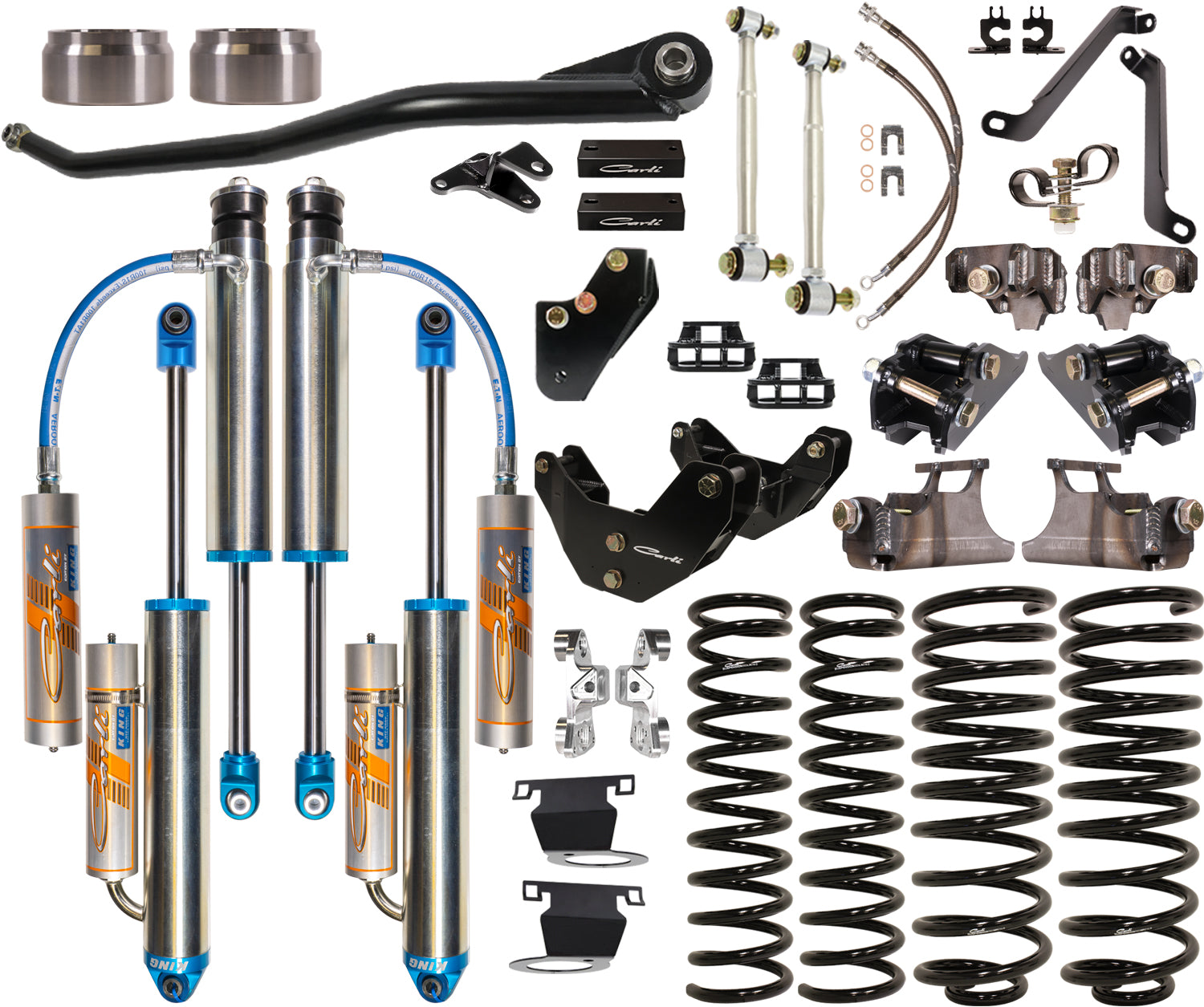 2019-2024 Ram 2500 Hemi Carli Dominator Suspension Lift Kit - Off-Road Performance Upgrade for Trucks | Perfect for Overlanding, Rock Crawling & Heavy-Duty Towing