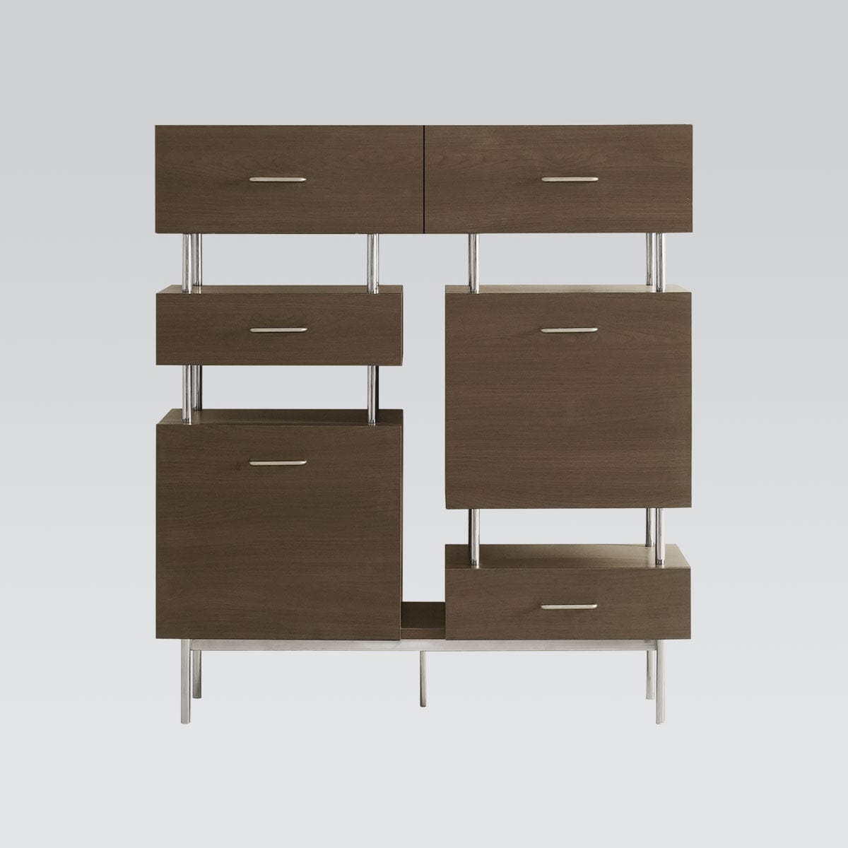 GANDIA SIDEBOARD - Modern Wooden Buffet Cabinet with Storage, Mid-Century Style Dining Room Furniture for Home Decor - Perfect for Living Room, Dining Area, and Entryway Organization
