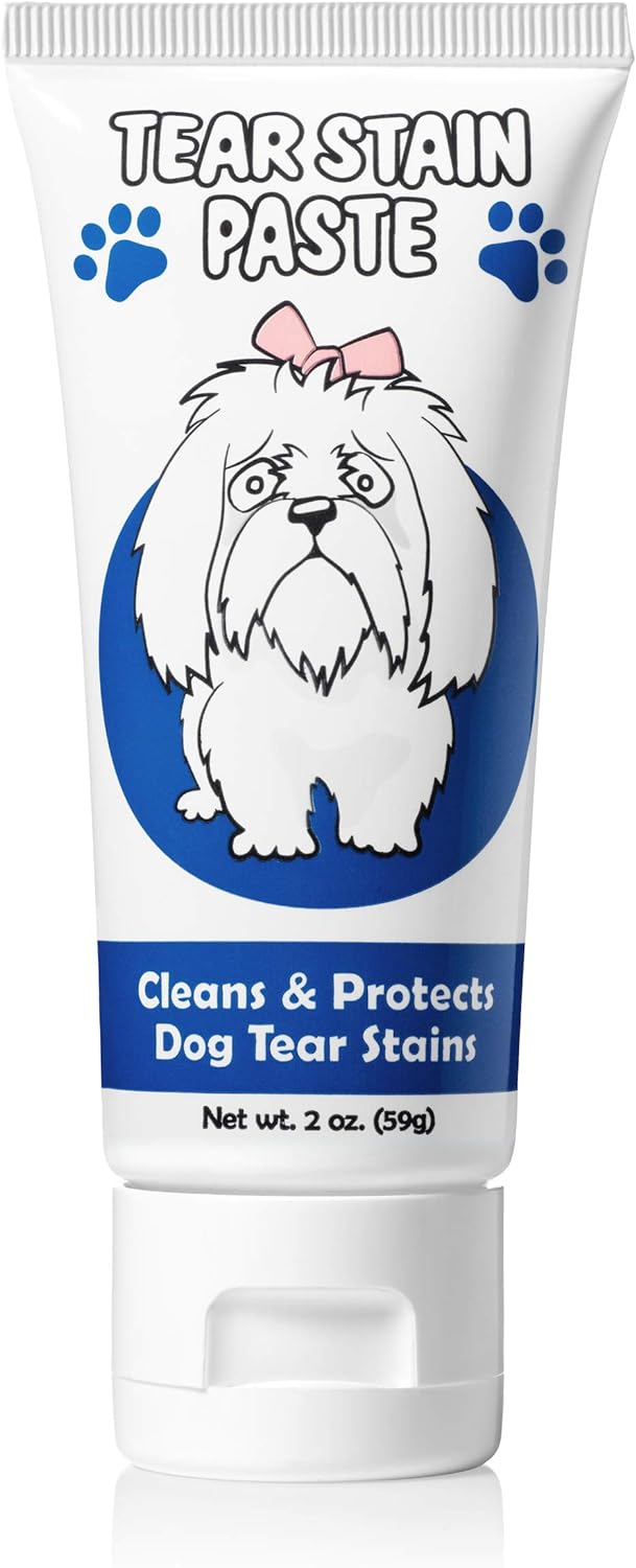 Best Tear Stain Remover for Dogs - 2oz Gentle & Safe Formula | Eliminate Eye Stains & Discoloration | Perfect for Poodles, Maltese & Small Breeds
