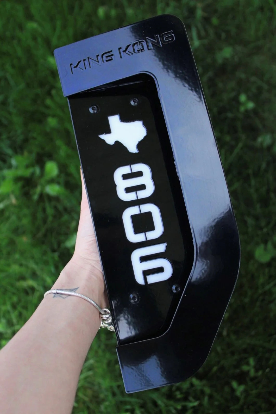 Fender Badge Replacement with State Outline - Illuminated Emblem for 2017-2022 Ford Super Duty - Perfect for Truck Customization & Nighttime Visibility