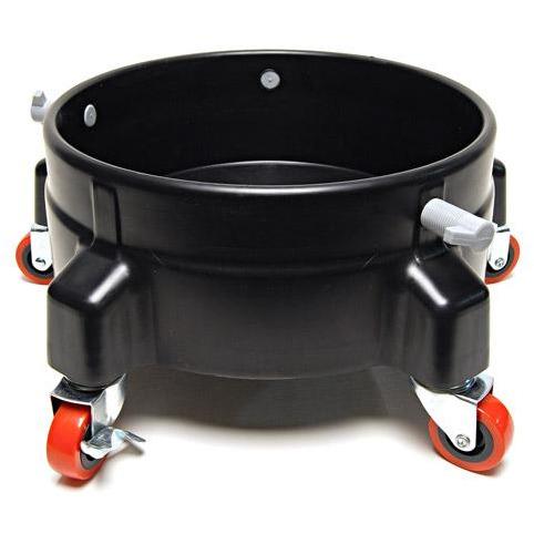 Grit Guard Bucket Dolly - Heavy Duty Wash Bucket Caddy with Wheels for Car Detailing | Portable Cleaning Cart for Auto Detailing, Car Washing & Mobile Detailing Services