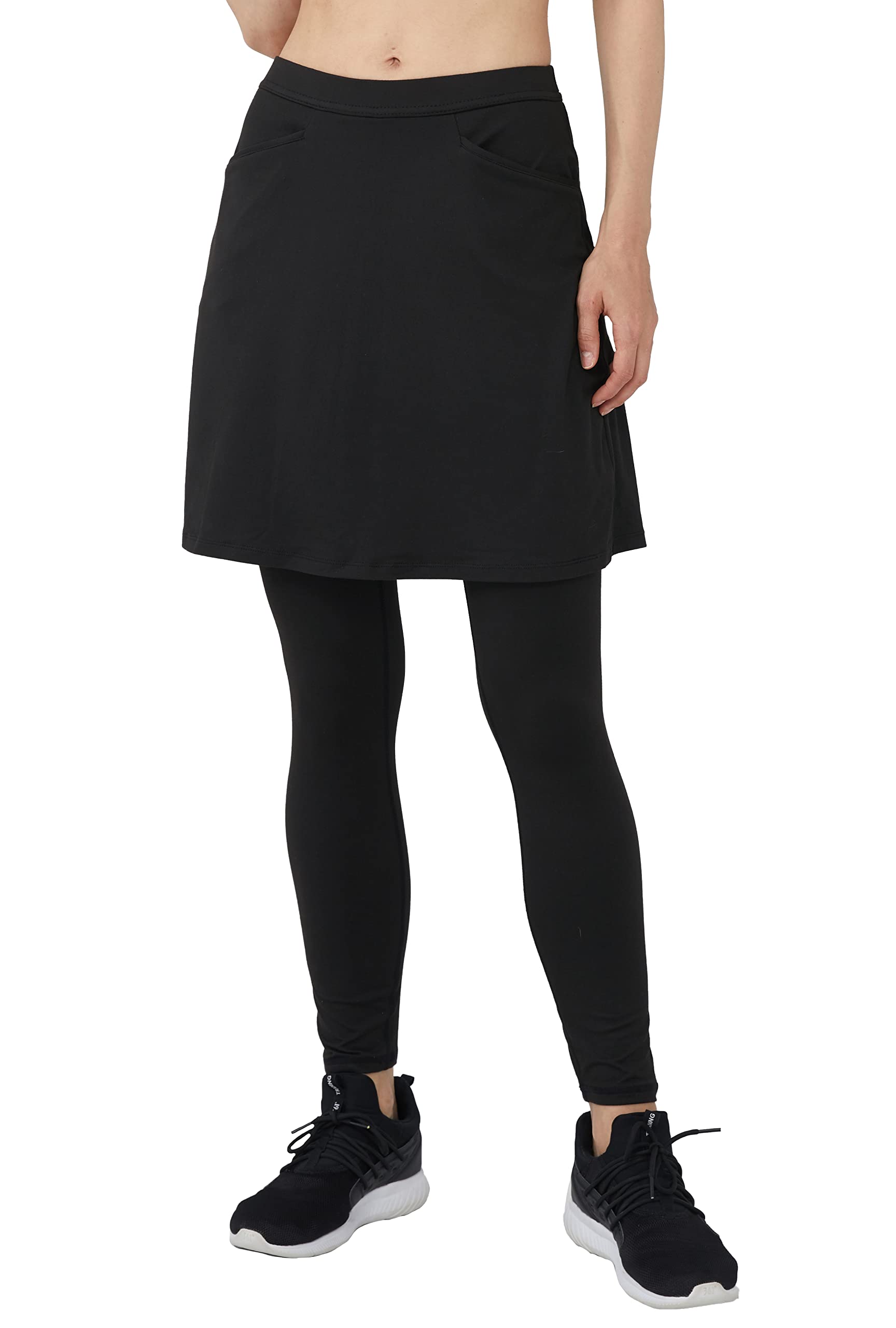 Alvon Women's Skirt with Attached Leggings - Modest Golf & Tennis Skirted Leggings for Active Wear - Perfect for Sports, Workouts, and Casual Outfits