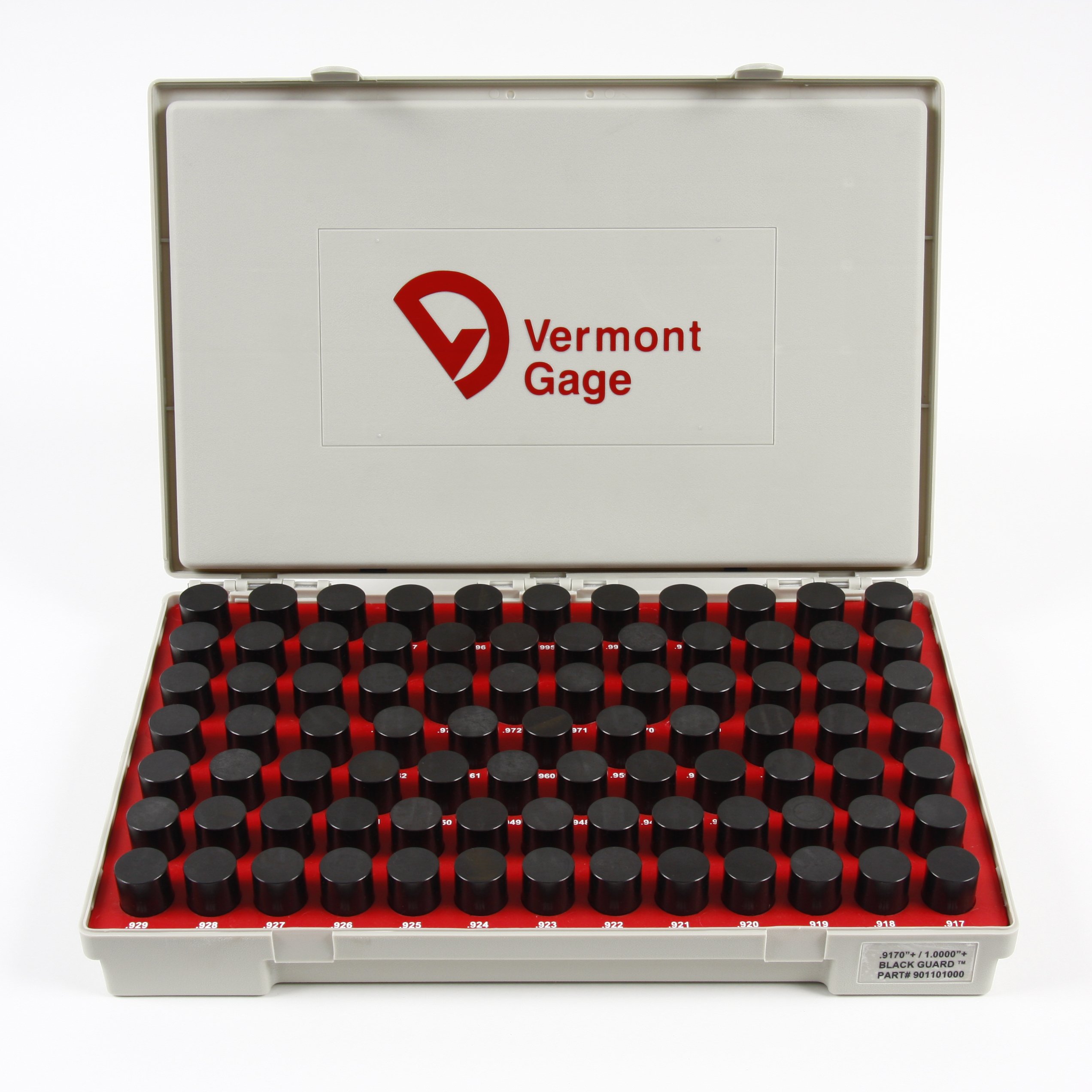 Vermont Gage 101300200 Steel Go Pin Gage Set - ZZ Tolerance Class (0.0115