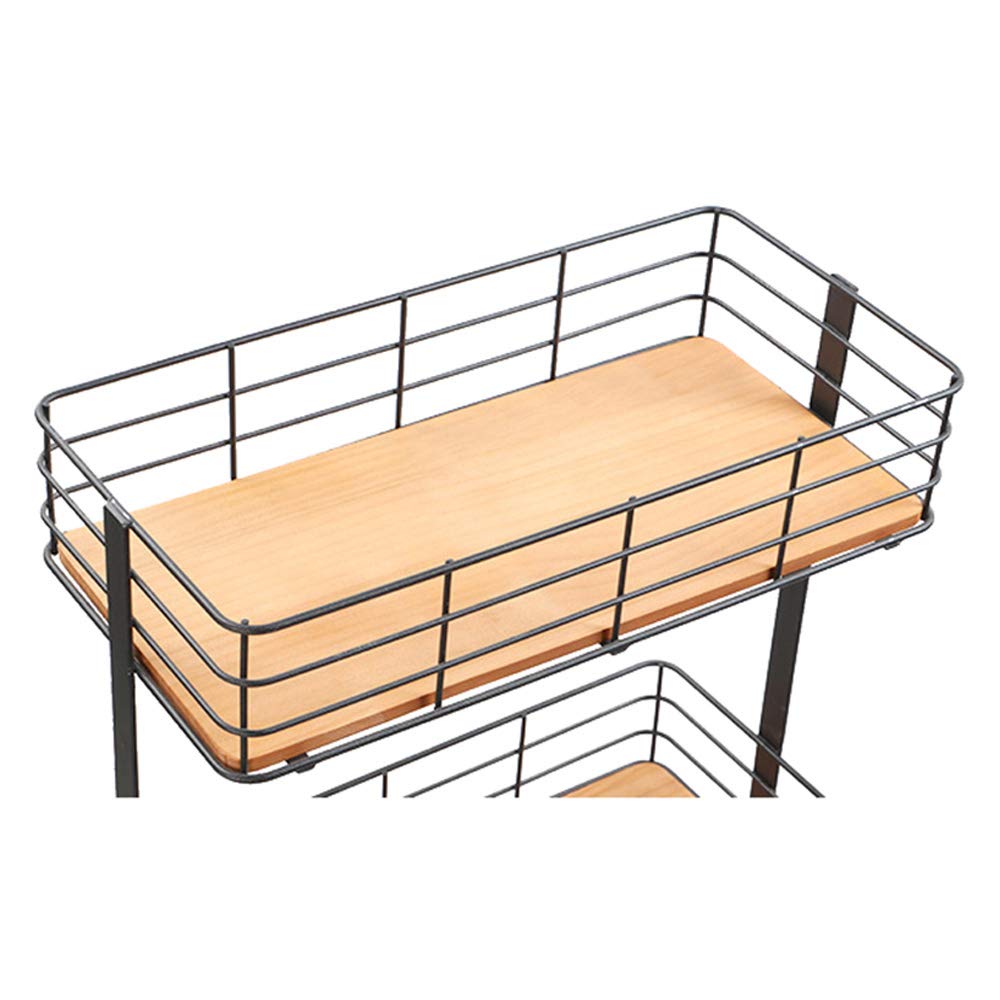 Multi-Layer Kitchen Storage Rack - Space Saving Removable Organizer for Pantry, Bathroom & Laundry | Durable Wrought Iron Design for Home Organization